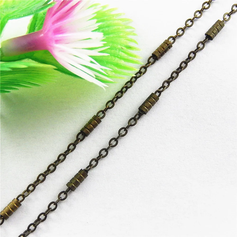 Graceangie Groothandel 1Mtopfashion Antiek Brons Plating Sieraden Ketting 2Mm Koper Materiaal Gemaakt Link Metalen