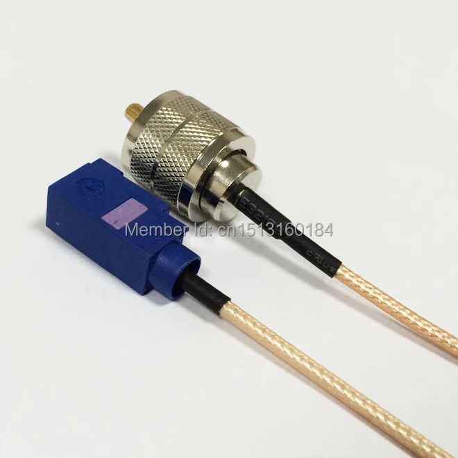 ใหม่โมเด็มC OaxialผมเปียUHFชายเสียบขั้วต่อสวิทช์FAKRA Connector RG316เคเบิ้ล15เซนติเมตร6 "อะแดปเตอร์