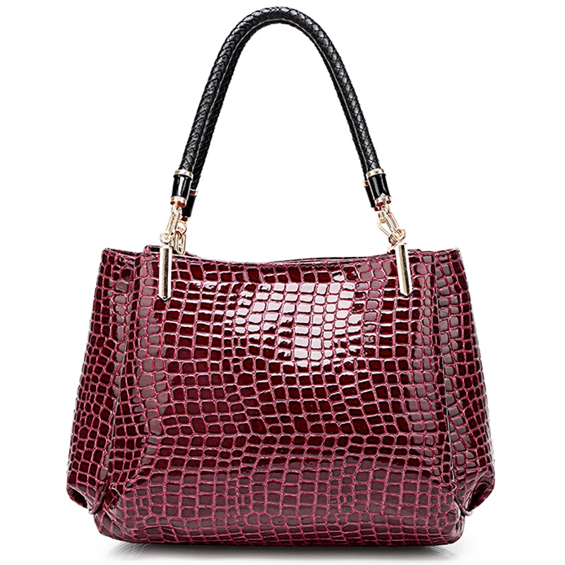 Womens Hand bags Designers Luxury Alligator Handbags Women Shoulder Bags Female Top-handle Bags Sac a Main Fashion Brand Handbag