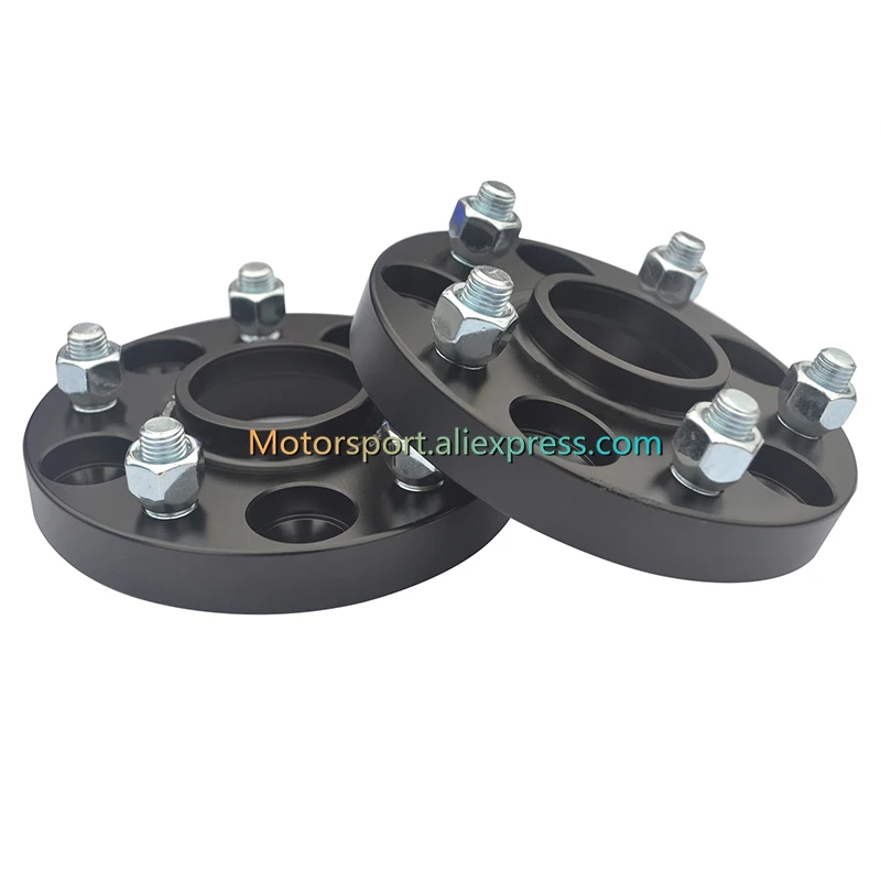 2pcs 20/25/30mm PCD 5X120-72.6 Hub Centric 12x1.5 Car Wheel Spacer For BMW