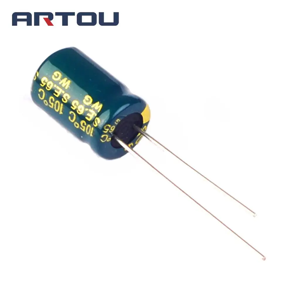 50PCS 470uF 25V 8*12mm 105 Centigrade Radial Electrolytic Capacitor