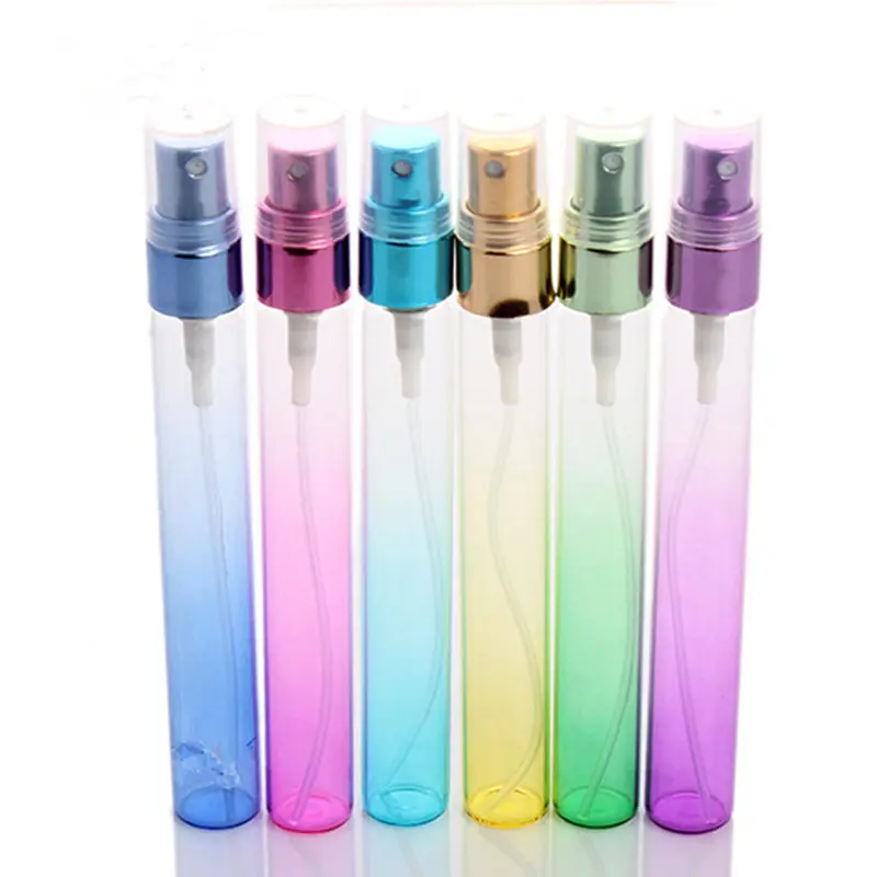 

Hot Selling(50pcs/Lot) New 10ml Refillable Portable Mini Perfume Bottle &Traveler Glass Spray Atomizer Empty Parfum Scent Bottle