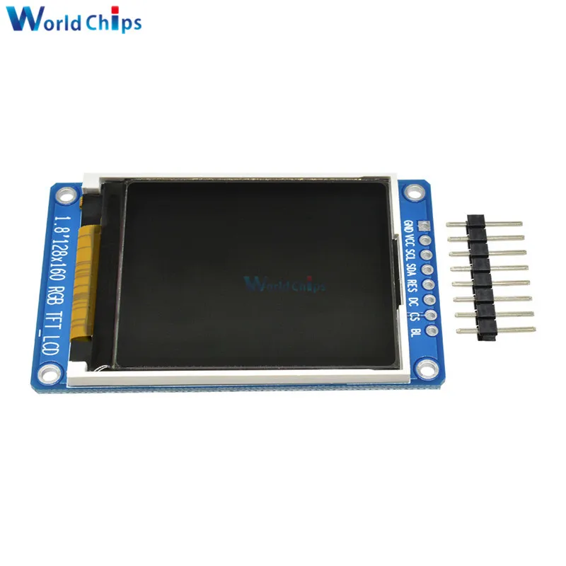 Imagem -03 - Módulo de Tela Lcd Tft Colorida 1.8x128 Spi 160 Polegadas St7735s 3.3v Substituição da Fonte de Alimentação Oled para Kit Arduino Diy