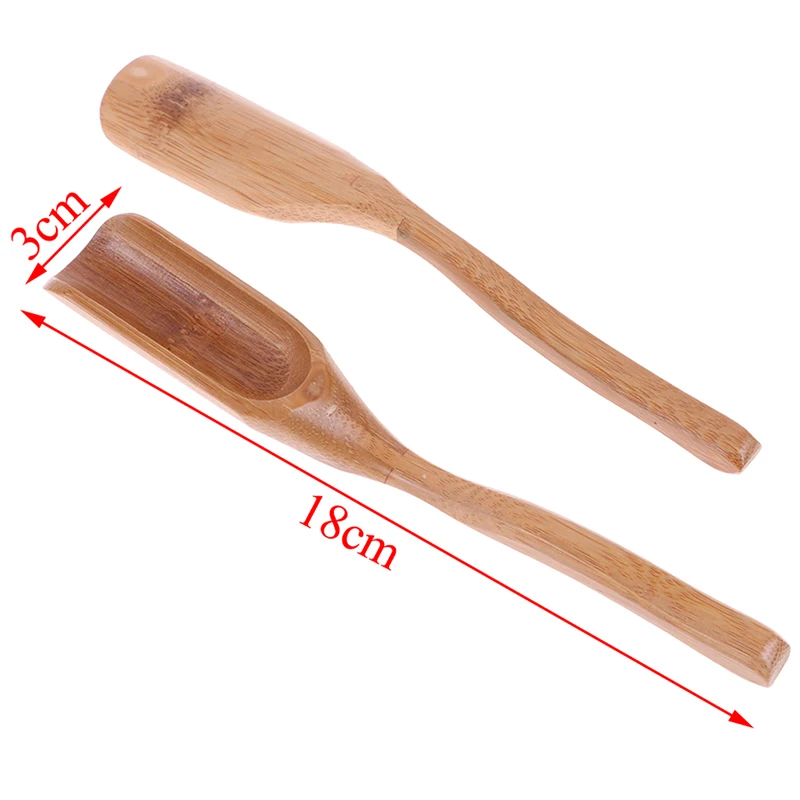 Chinese Bamboo Tea Scoop Tea Coffee Tea Leaves Chooser Holder Honey Sauce Spoon Shovel Matcha Powder Teaspoon Scoop Tool