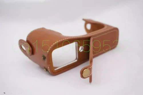 Batterij Openning PU Lederen Camera Tas Bottom Case voor Fujifilm Fuji X-E1 X-E2 XE1 XE2 Half Body Cover Mirrorless Systeem Camera