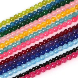 2mm Round Shape Natural Dyed Mix Color Stone Beads For Jewelry Making DIY Crystal Bracelet