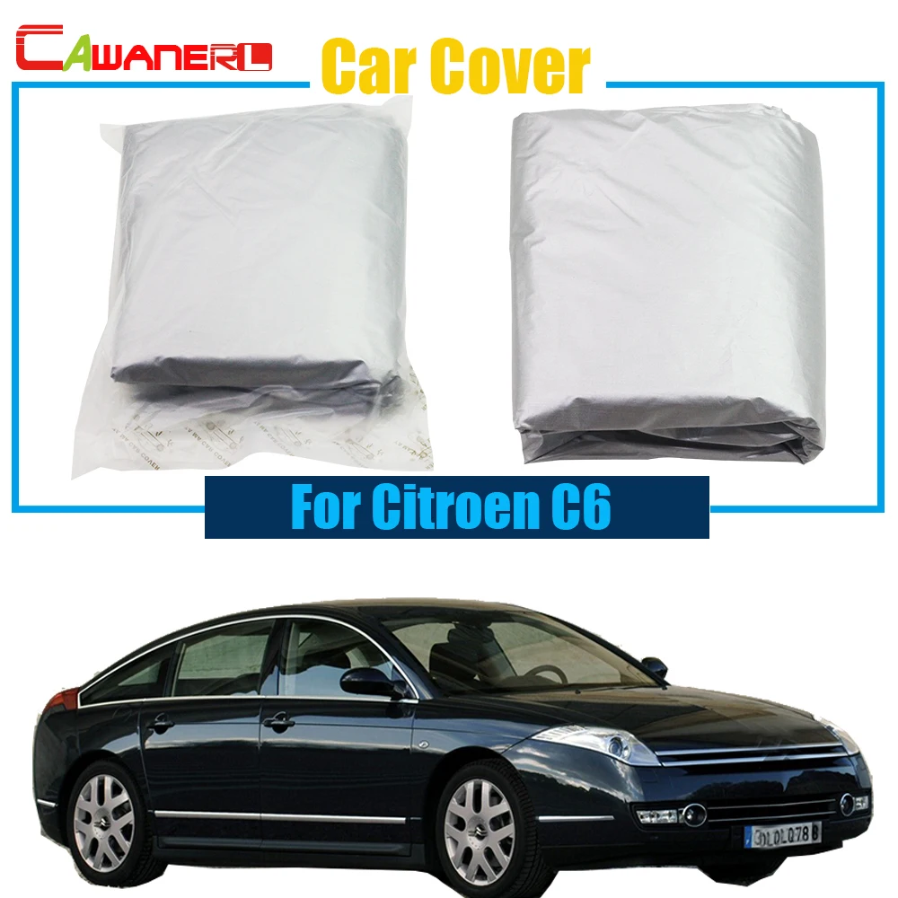 

Cawanerl Car Cover Anti-UV Snow Sun Rain Resistant Sun Shade Cover For Citroen C6 Free Shipping !