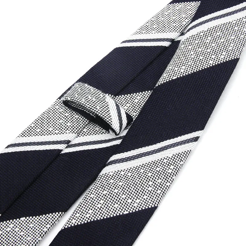 Fashion Tie Classic Men\'s Stripe Necktie Casual Cotton Suits Bowknots Neck Ties Male Business Skinny Slim Ties Colourful Cravat