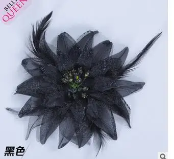 10pcs/lot Belly Dancing headwear candy colorTribal Head Flower Pin Brooch Clip belly flower mix color