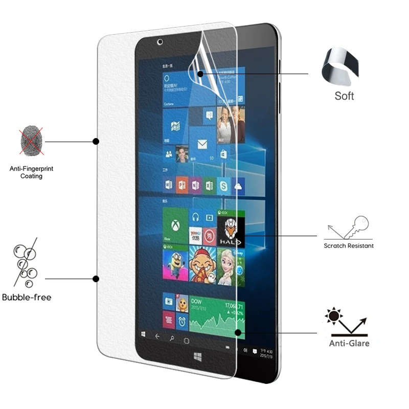 

Premium Anti-Glare Screen Protector Matte Films For Onda V891W 8.9 inch front matte screen protective films + clean tools