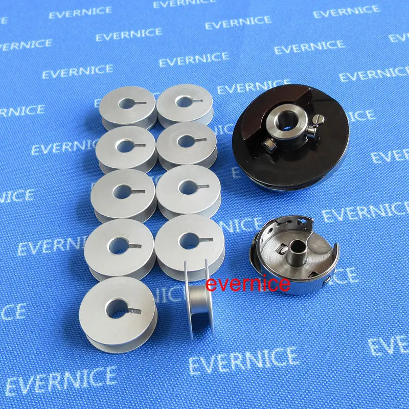 Rotary Hook + Bobbin Case / cap+10 bobbins for Bernina 217 540 640 740 750 840