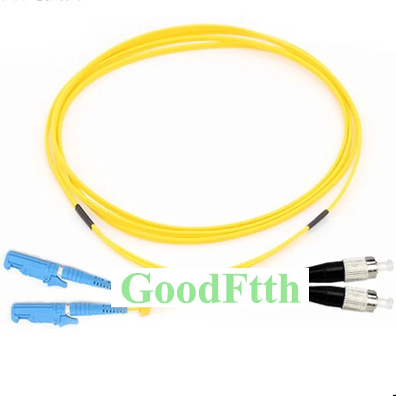 

Fiber Optic Patch Cords E2000-FC UPC SM Duplex GoodFtth 20m 25m 30m 35m 40m 50m 60m 70m 80m 100m