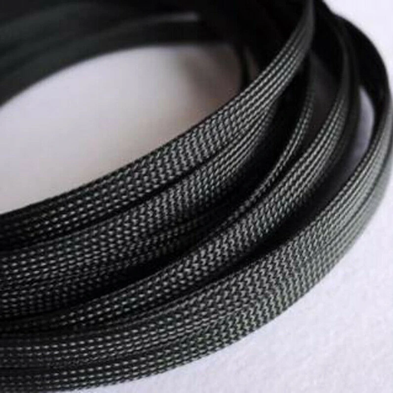 

1-20M Cable Sleeves 3-100mm Black Snakeskin Mesh Wire Protecting Nylon Tight PET Expandable Insulation Sheathing Braided Sleeves