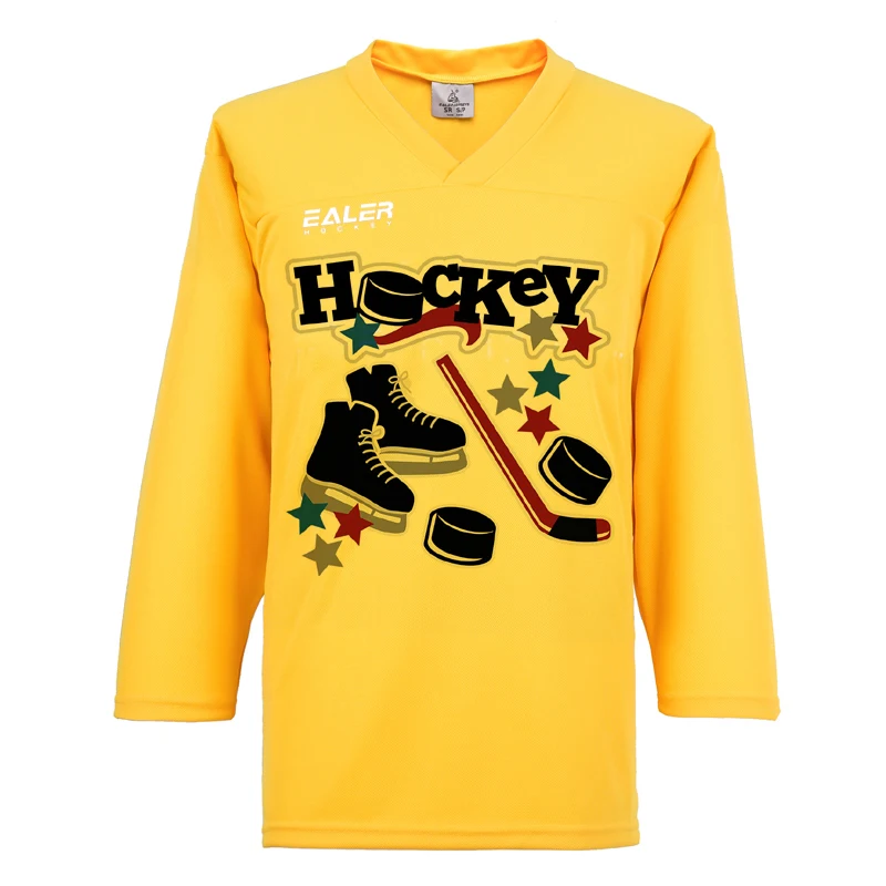 Ice Hockey Shirts For Training  with cartoon logo