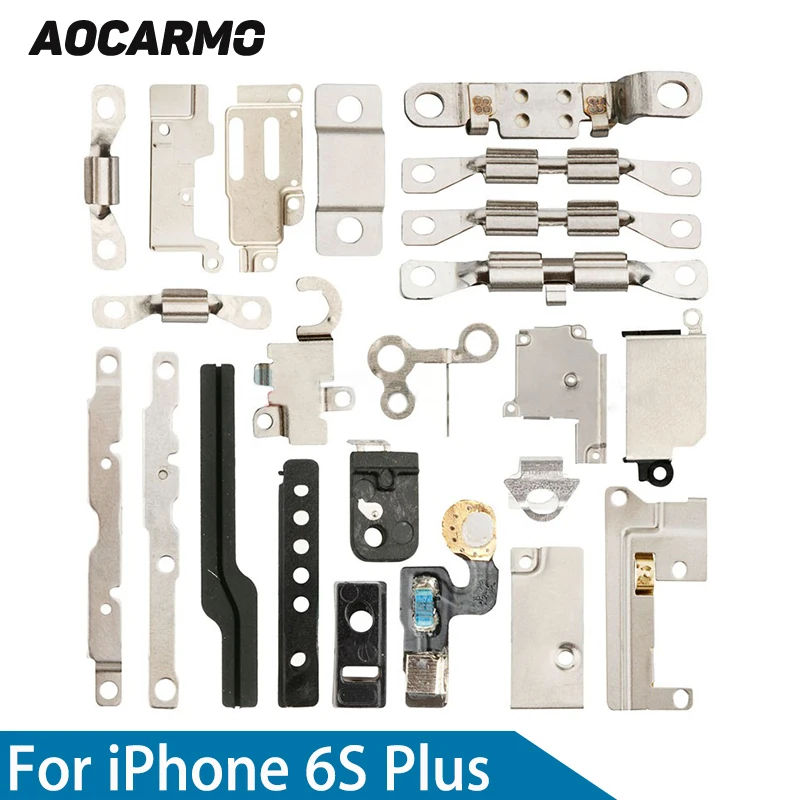 Aocarmo Metal Sheets Bracket Shield Housing Metal Plate Full Set Small Parts For iPhone 6S Plus i6SP Replacement