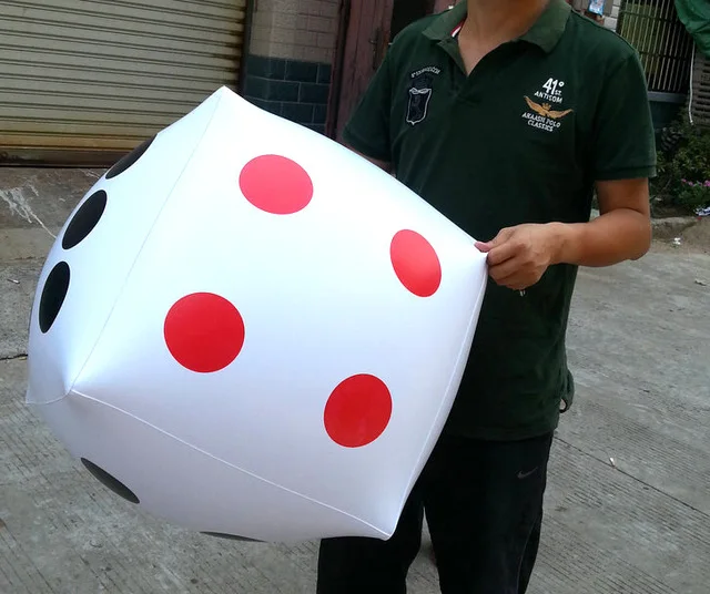 

Inflatables Pvc Inflatable Dice Sweepstakes Large Dices Model Sieve Teaching Aids Outdoor Game Play Toys Children Party Fun 2021