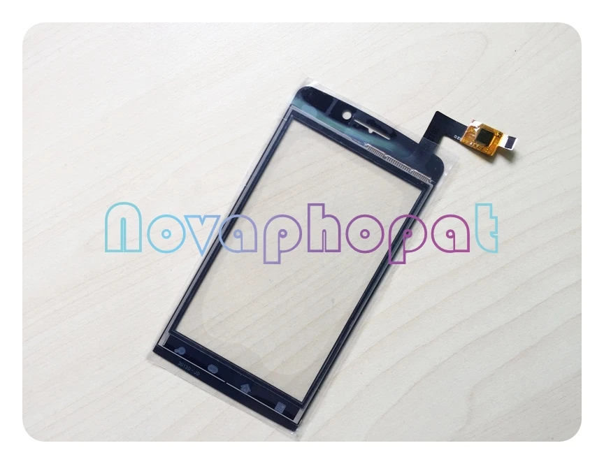 

Novaphopat Black Touchscreen Lens For Philips T539 Touch Screen Digitizer Sensor Screen Replacement + tracking