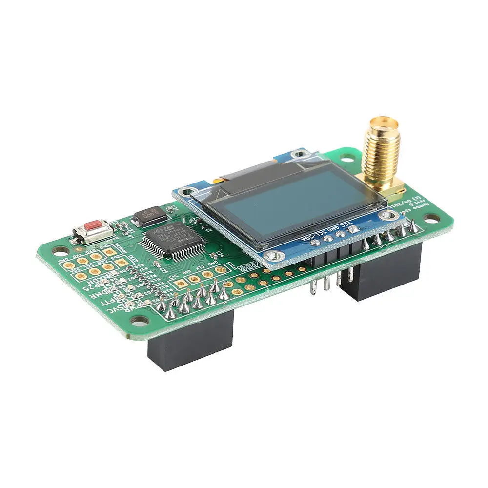 Naar De Nieuwste Jumbospot Uhf Vhf Uv Mmdvm-Hotspot Voor P25 Dmr Ysf Dstar Nxdn Raspberry Pi Nul 3b + Oled Metalen Behuizing + Antenne