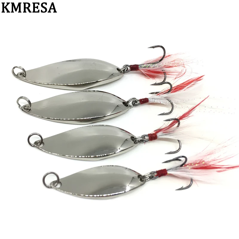 Angeln DD Spinner löffel köder 5g 10g 15g 20g Gold/Silber angeln löffel harten köder pailletten Noise Paillette metall köder Pesca