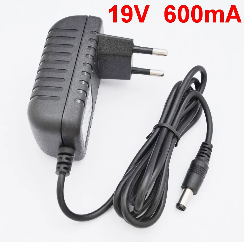 1PCS AC to DC 5.5mmx2.5mm 19V 600mA high quality Switching Power Supply Adapter  19V 0.6A  for Sweep Robot Vacuum Cleaner