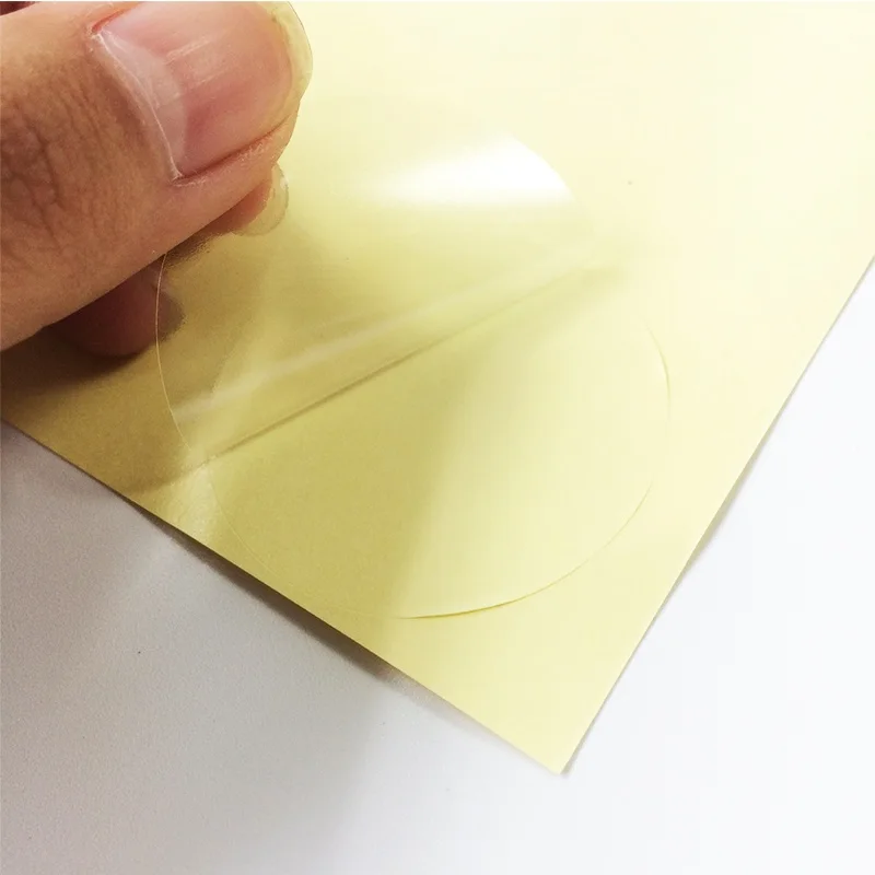 

2400pcs/lot diameter Transparent Round DIY Multifunction Sticker for Gift Packing Clear Gift seal sticker 40mm