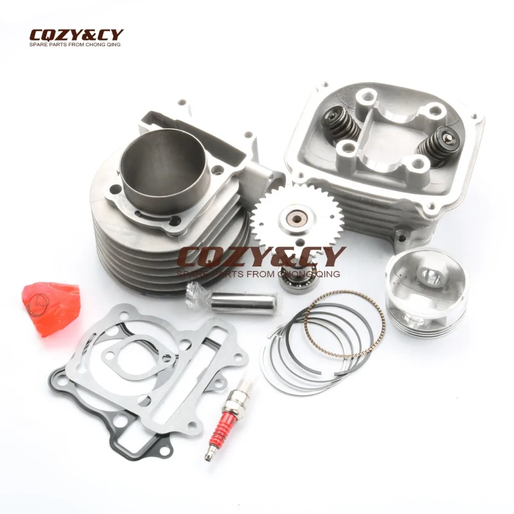 61mm 180cc Big Bore Kit & Cylinder Head & A11 Cam for GY6 ATV 157QMJ 150cc