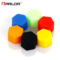 New Arrival 20pcs Silicone 17/19/21mm Car Bolt Caps Wheel Nuts Covers Practical Hub Screw Cap Protector Car-styling