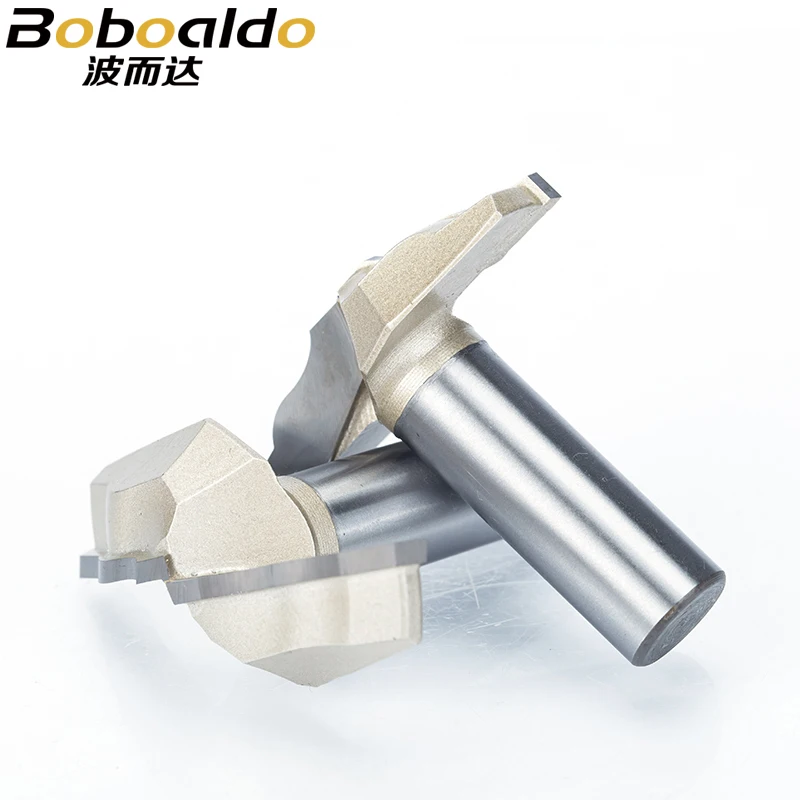 1 PC 1/2 "Shank Trimmer Router Bits สําหรับไม้ทังสเตนคาร์ไบด์งานไม้แกะสลัก Endmill เครื่องมือสําหรับไม้ MDF