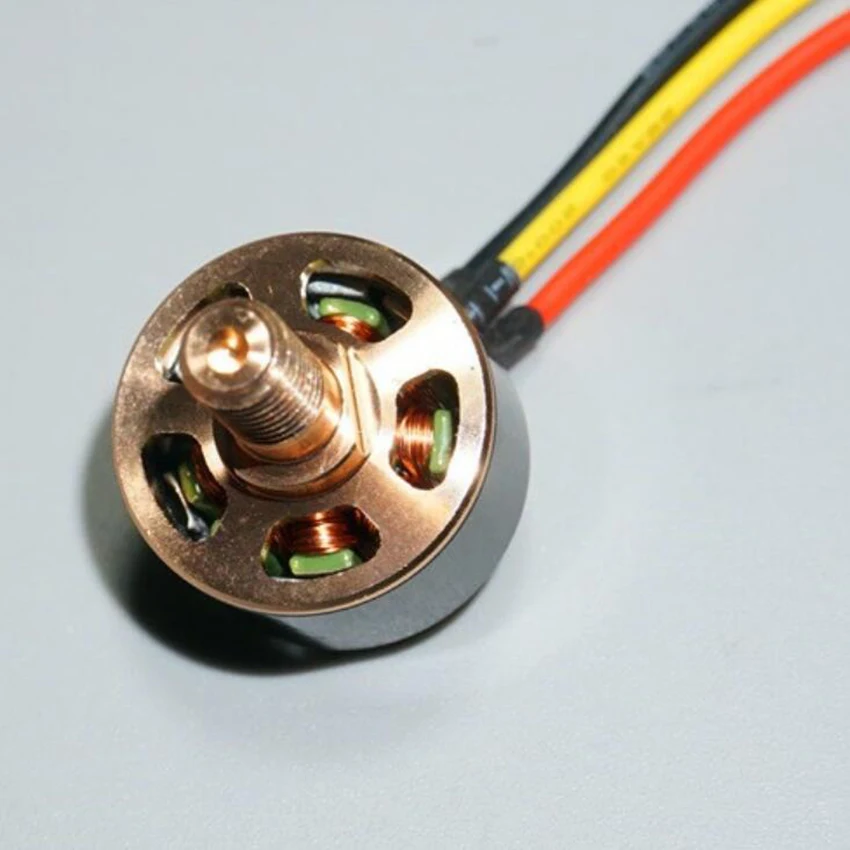 1PC silnik bezszczotkowy z wirnikiem zewnętrznym DIY micro 1306 model samolotu silnik bezszczotkowy 3100KV średnica wału wynosi 5mm