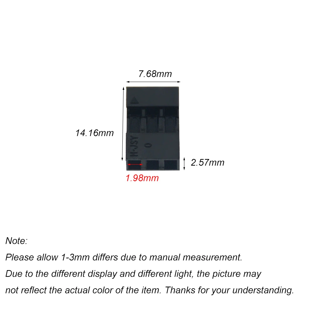 50 Set 2.54 Mm Enkele Rij 1P 2P 3P 4P 5P 6P Pin Connector plastic Shell Plug Jumper Wire Kabel Pin Header Vrouwelijke AWG28