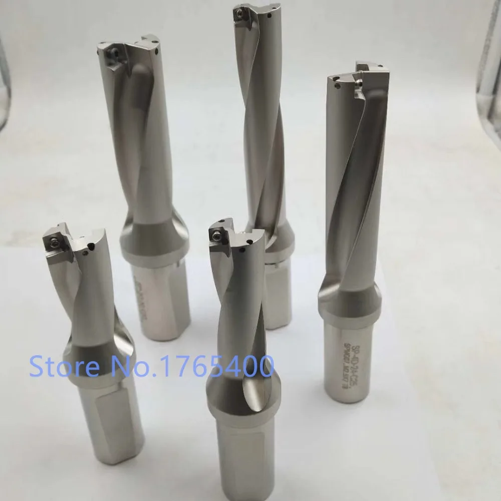 

SP 3D U drill 25mm -30mm (25 25.5 26 26.5 27 28 29 30 30.5) Shank C32, Fast Drill indexable drill tool for SPMG07 SPMG09 insert