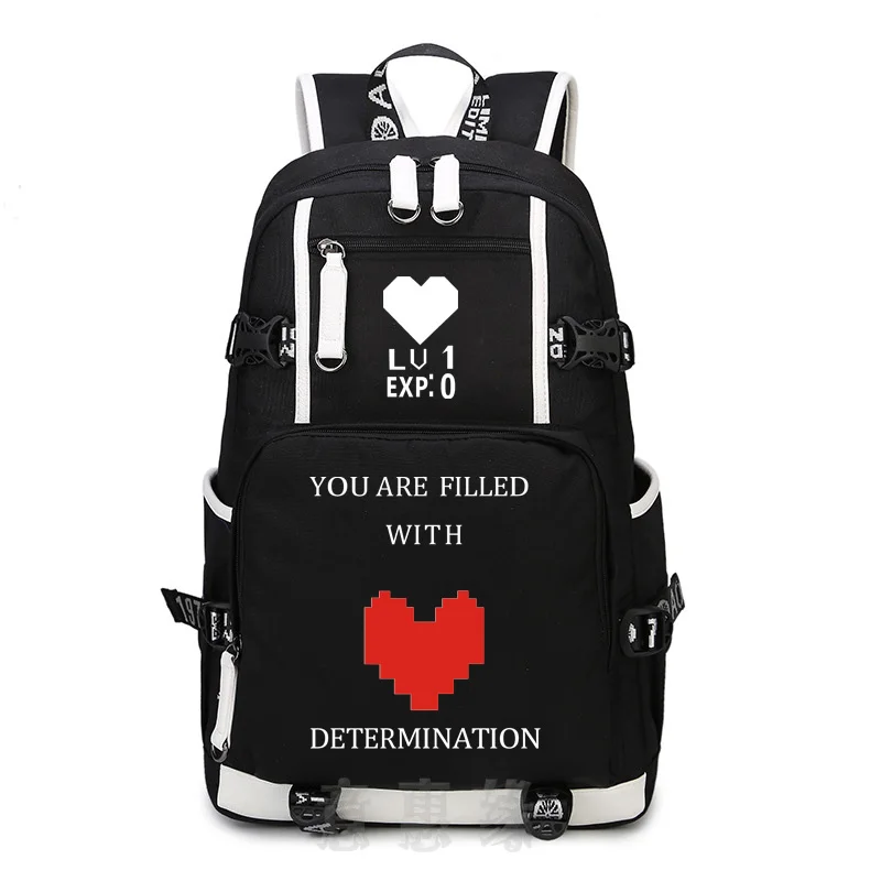 New UNDERTALE  Backpack Cosplay Anime oxford Bag Schoolbag Travel Bags