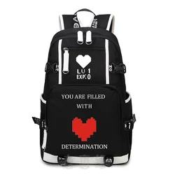 New UNDERTALE  Backpack Cosplay Anime oxford Bag Schoolbag Travel Bags