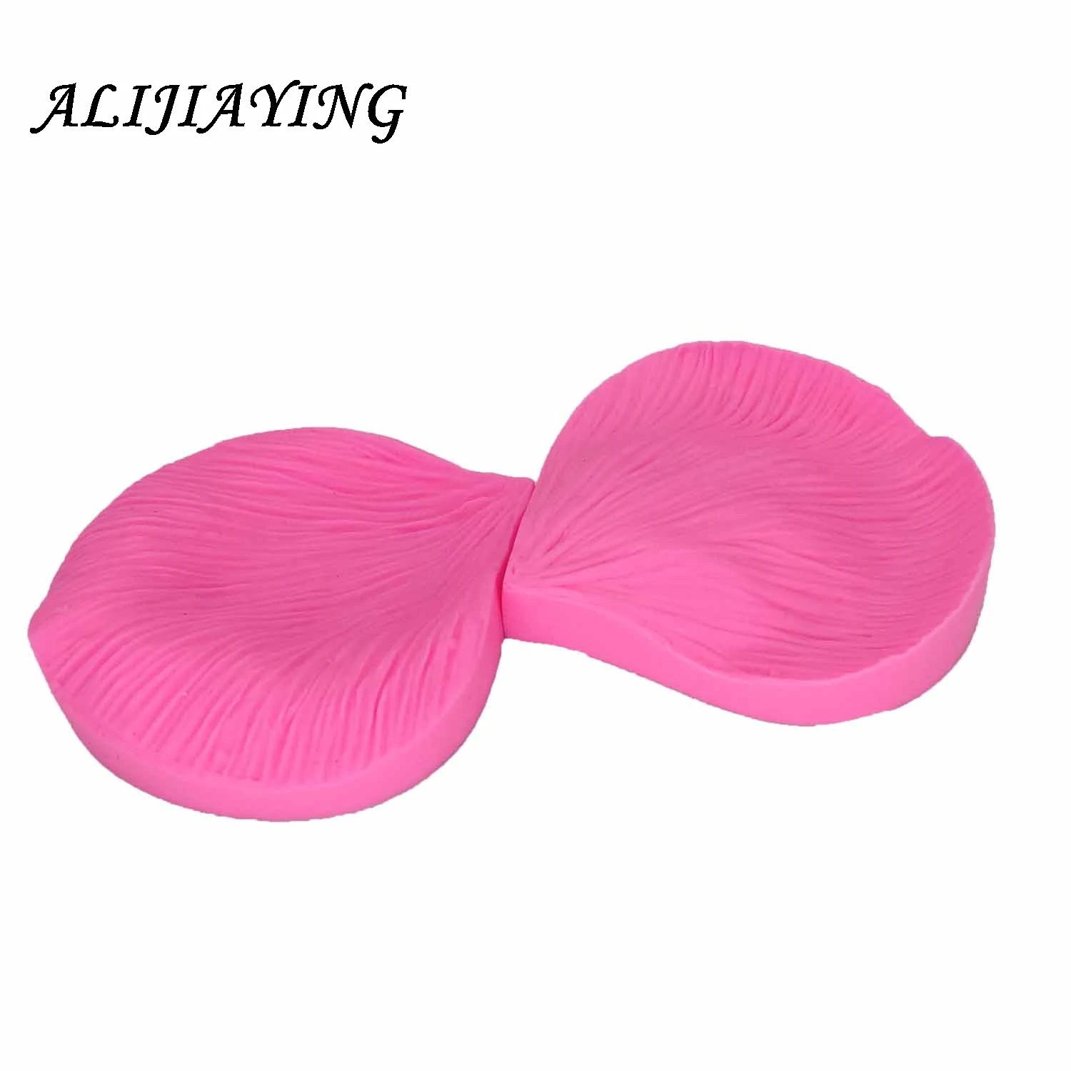 2Pcs/set Big Rose Flower petal Silicone Fondant Molds Leaf stamper Cake Decorating Tools suitable for polymer clay D1285