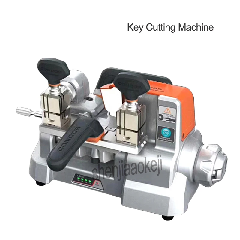 New XC-009 Electricity Key Cutting Machine With Battery Horizontal key machine Duplicate keys Cutter Locksmith Tools 220V 18W