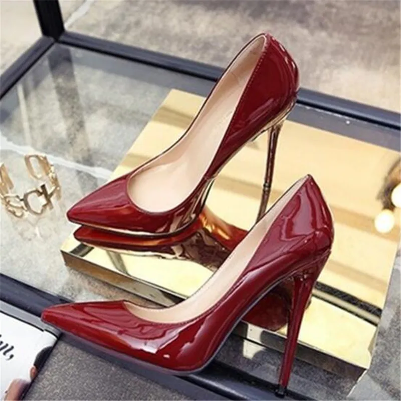 2025 New Super Gas Field Women's Single Shoes Pointed Shallow Mouth Solid Color High Heel Women Shoes Wedding Shoes High Heel