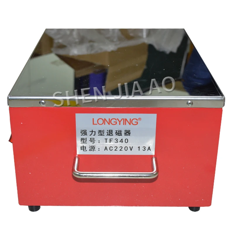 

TF-340 Strong Metal Mold Hardware Tool Measuring Instrument Desktop Flat Demagnetizer Degaussing Demagnetizer Machine 220V