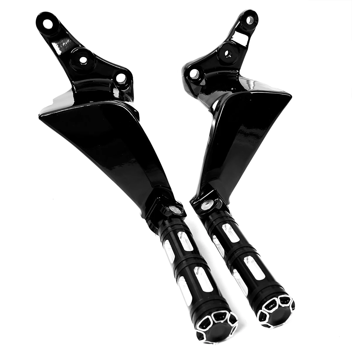 Motorcycle Rear Backrest Black Seat Sissy Passenger Foot Pegs For Victory High-Ball Vegas Boardwalk Kingpin Gunner Judge