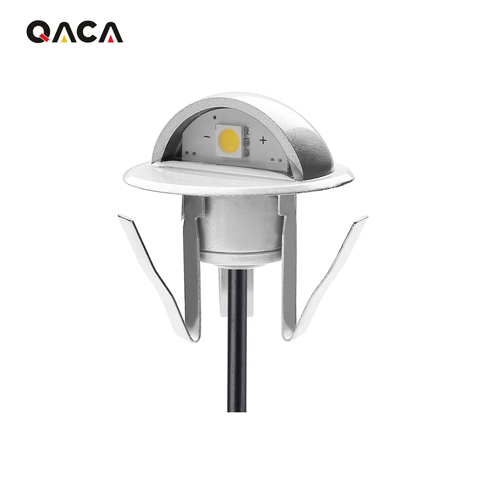 Imagem -06 - Qaca-multi Color Rgb Led Deck Light Iluminação Escada Ângulo de Feixe de 90 Graus Step Lamp Footlight Interior e Exterior Ip65