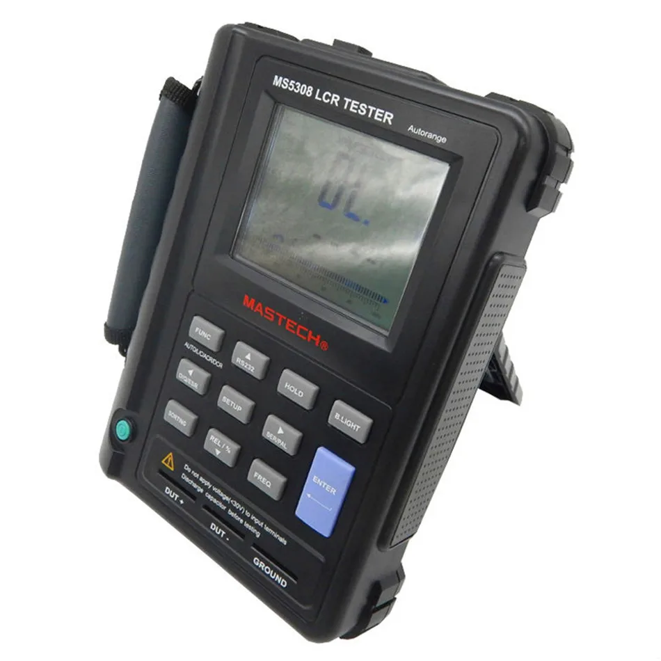 Imagem -02 - Lcr Medidor Portátil Auto Escala Lcr Tester de Alto Desempenho 100khz Ms5308