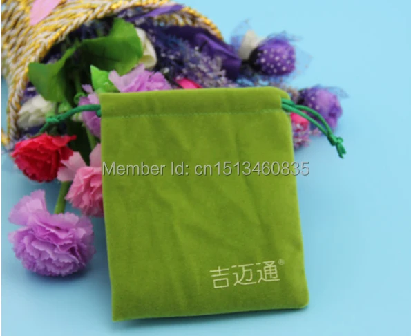 

100pcs/lot HIgh quality velvet jewelry bag/pouch for accessories/gift/Iphone 5s ,Size can be customized,Various colors,wholesale