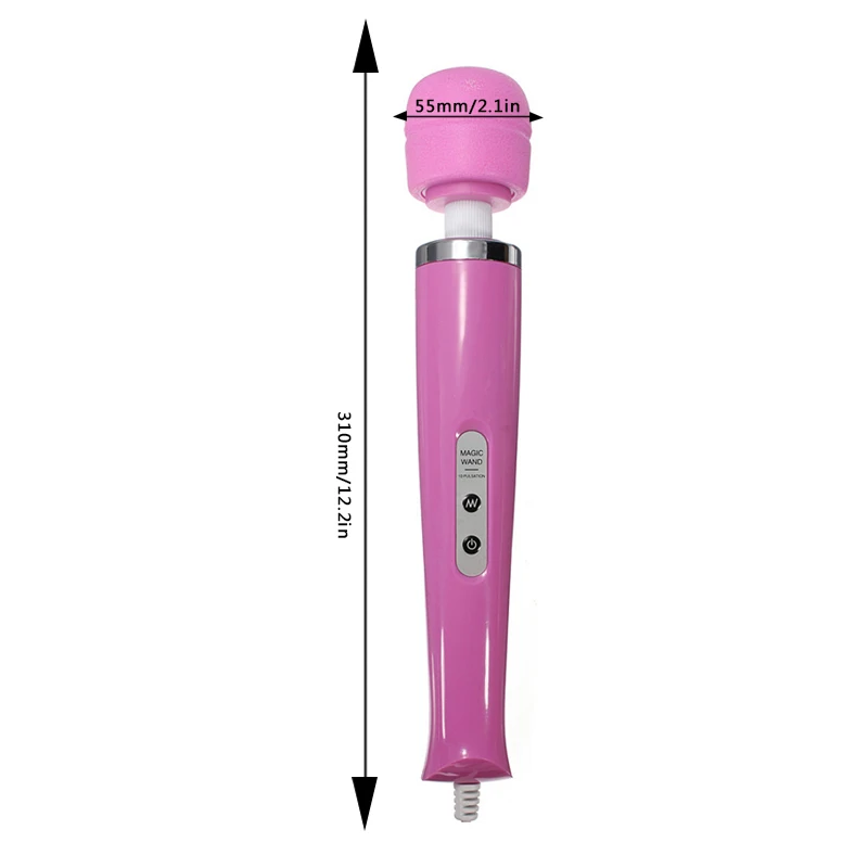 Black Wolf 10 Speed AV Vibrator Powerfull Magic Wand G-spot Stimulation Massager Clit Vibrators Sex Toys for Women Masturbation