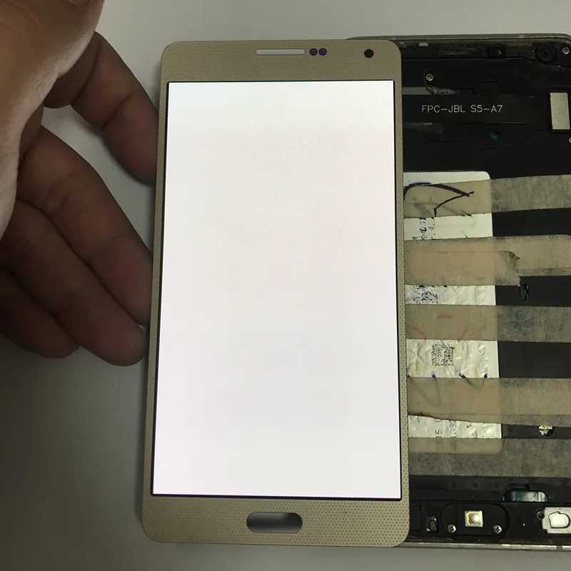 Tested A700 LCD Screen For Samsung Galaxy A7 2015 A700 A7000 A700H LCD Display Touch Screen Digitizer Assembly