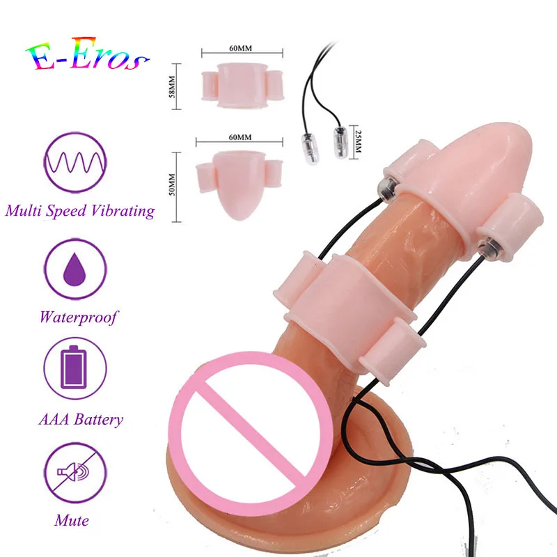 Male Masturbation Glans Penis Stimulation Massager Adult Sex Toys For Men Dual Motors Penis Sleeves Cock Sex Products Shop