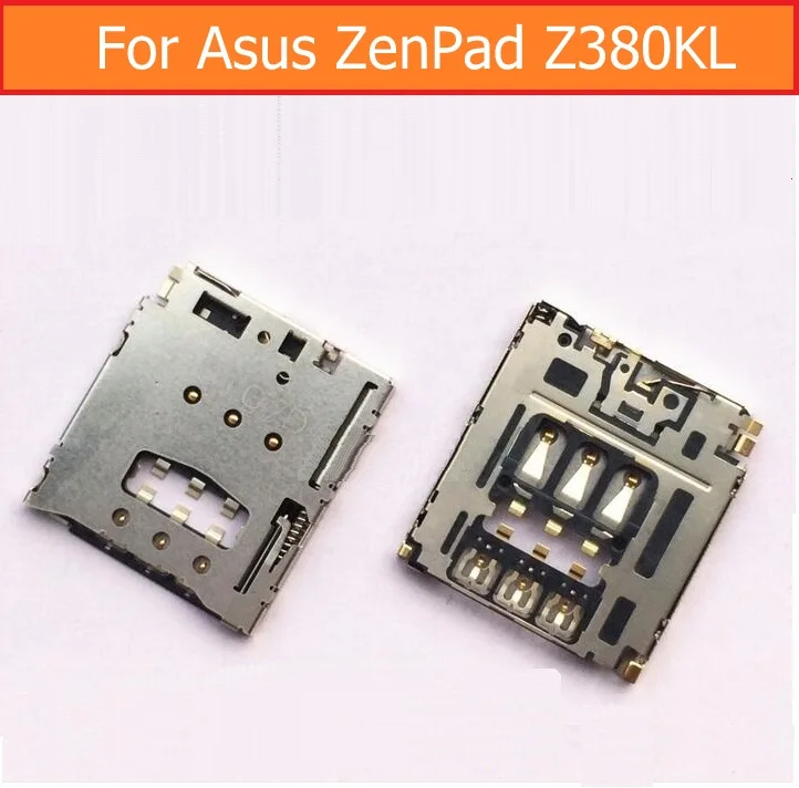 

Genuine Sim Card Socket for Asus ZenPad Z380KL 8.0" Sim Card Slot Tray For Asus Z380 SIM Holder Sim Reader connector replacement