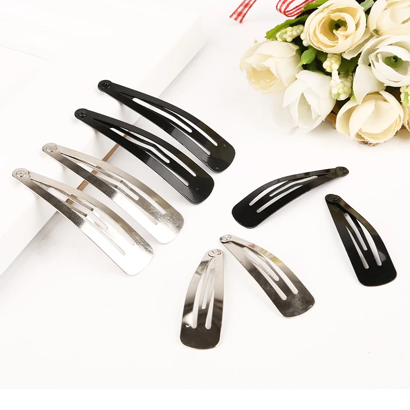 Mixed 20pcs Metal Hair Clip Hairpin BB Barrettes Prong Alligator Crocodile Hairgrips for Women Hair Accessories Findings