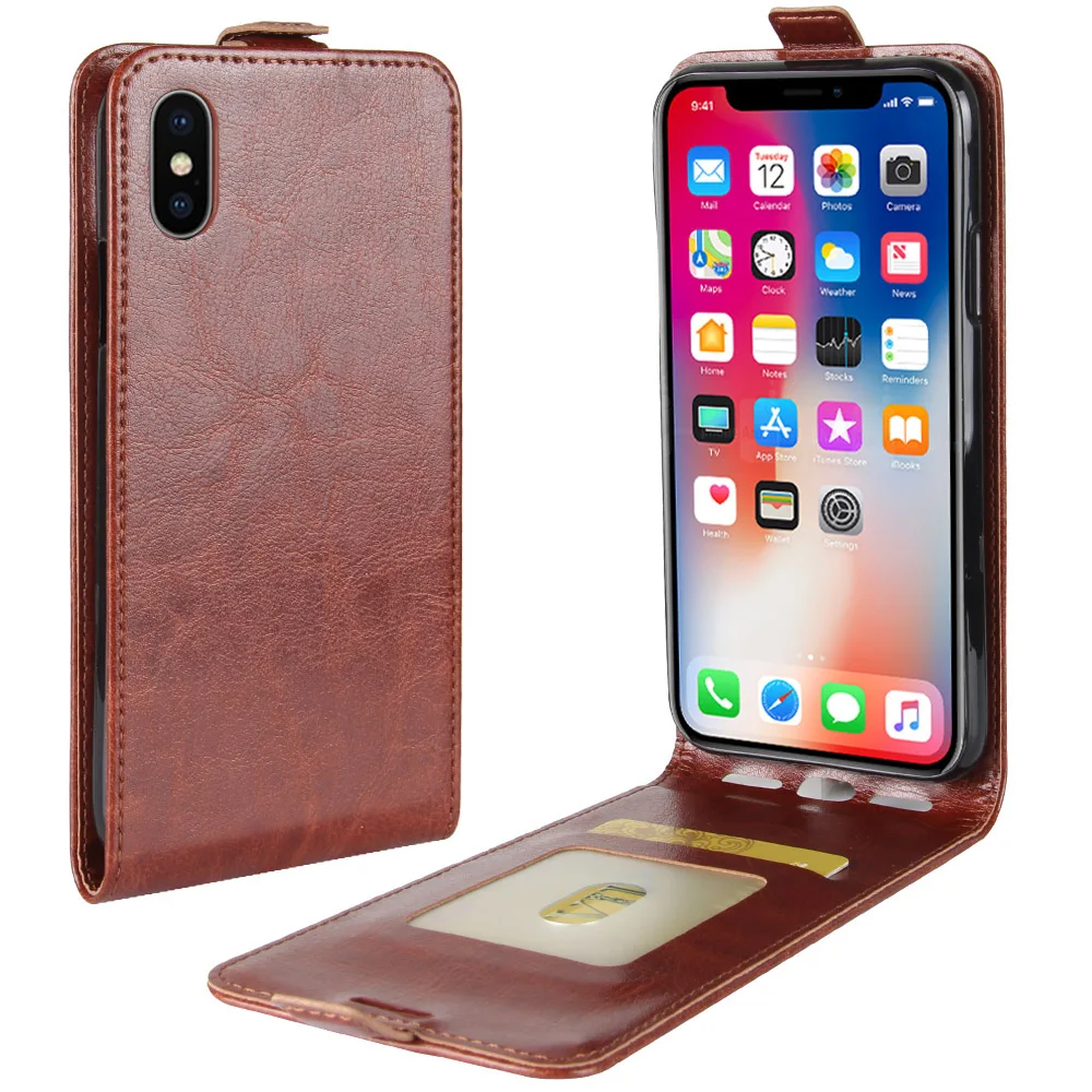 iP10 Case for iPhone X 10 Down Open Style Cases Flip Leather Thick iP10 Case for iPhone X 10 Down Open Style Cases Flip Leather Thick
