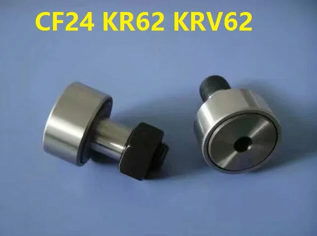

2pcs/lot CF24/KR62 Cam follower Stud type track rollers KRV62 Needle Roller Bearings