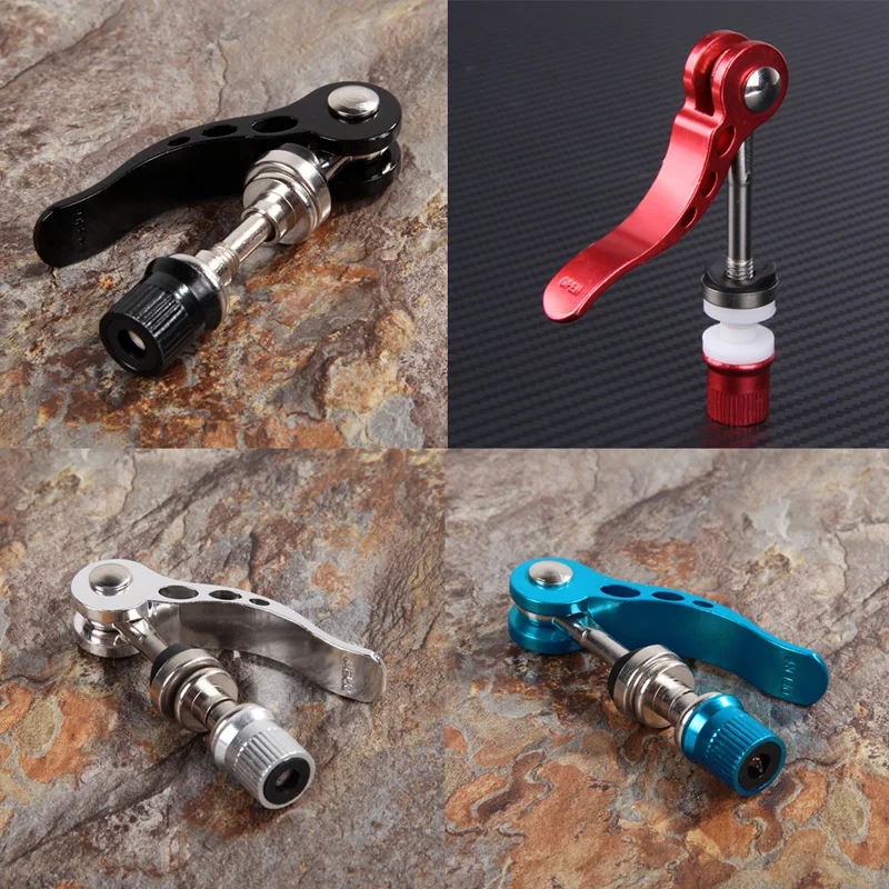 Bike Seat Clamp Aluminium Alloy Bicycle Quick Release Seat Post Clamp Seatpost Skewer Bolt Mountain Bike Accessories