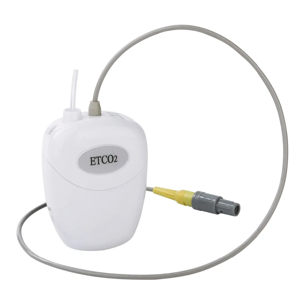 

Accuflow Etco2 Sensor Sidestream Co2 Module Patient Monitor System Adjust Breathing Machine Capnography